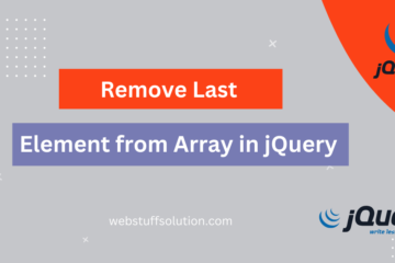 remove last element from array