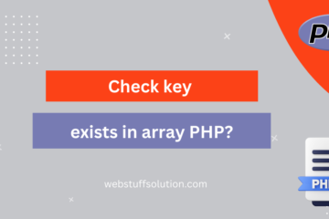 check key exists in array php