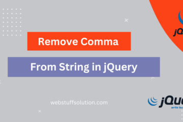 remove comma from string in jquery