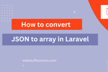 convert json to array in laravel