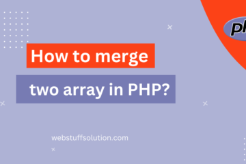 merge two array in php