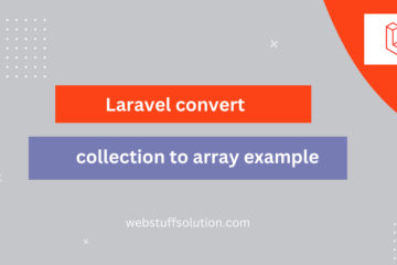 laravel convert collection to array