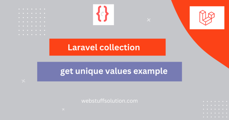 laravel collection get unique values