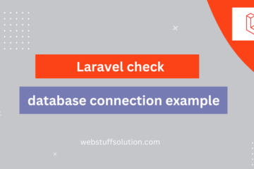 laravel check database connection