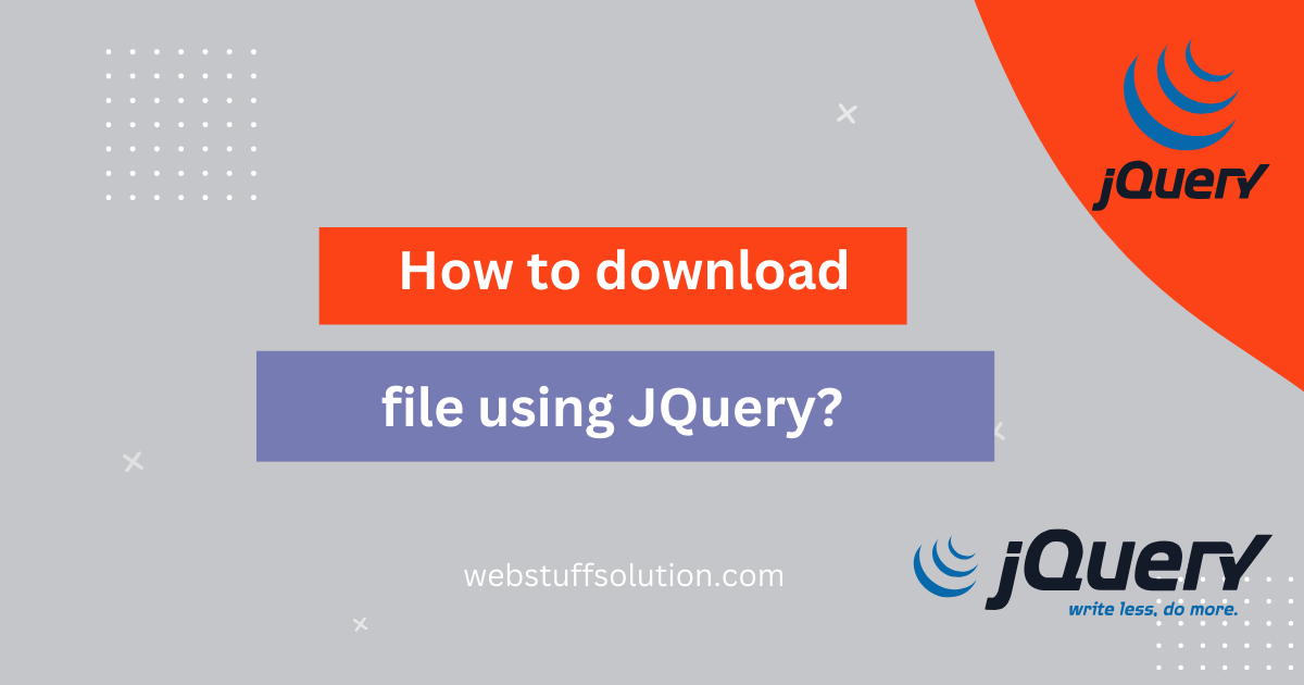 download file using jquery