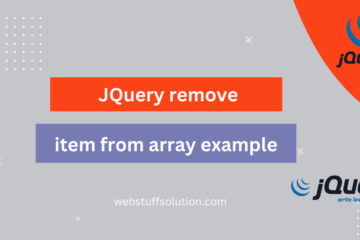 jquery remove item from array