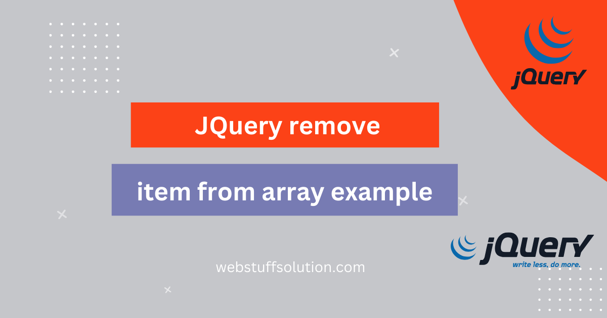 jquery remove item from array