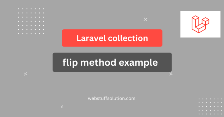 laravel collection flip